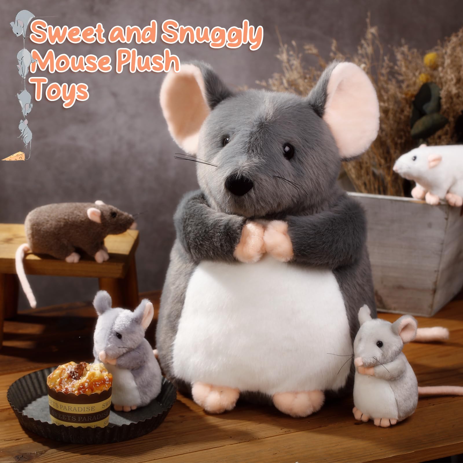  ぬいぐるみ　little Mouse リトルマウス　ねずみ　鼠 Jellycat ジェリーキャット Little Mouse リトルマウス 小さな