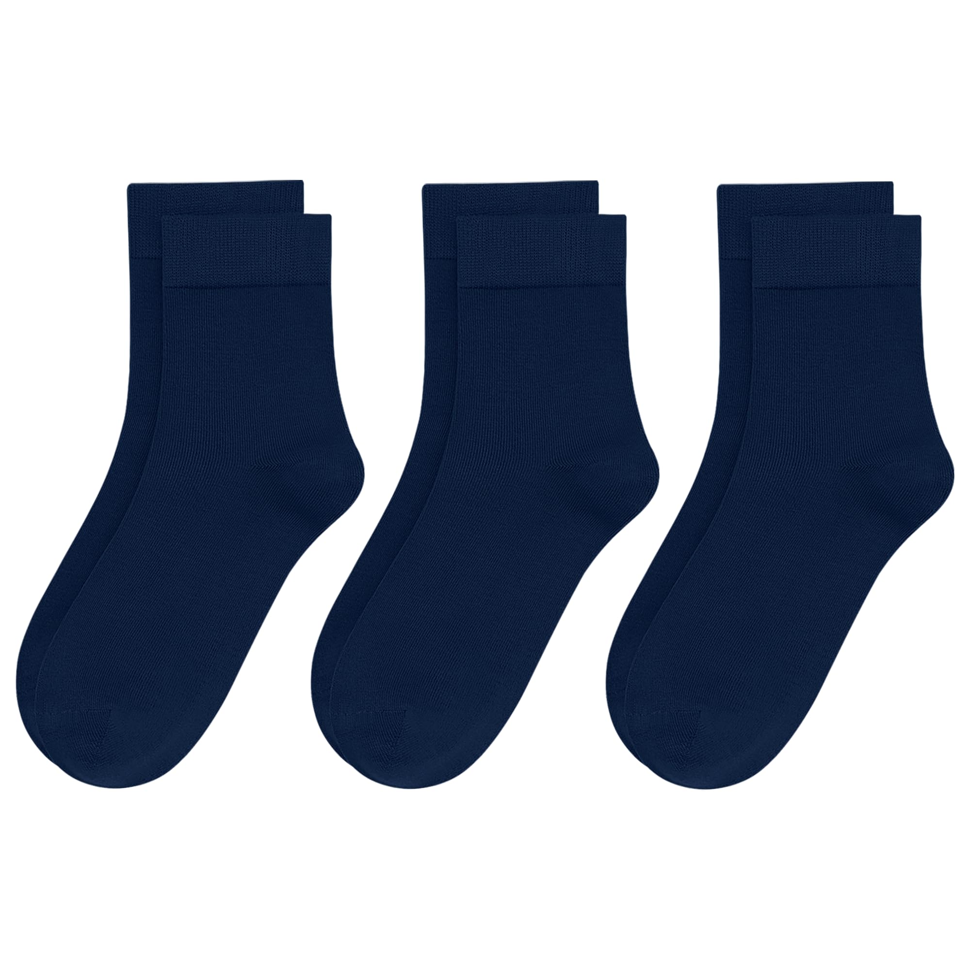 Womens Viscose Bamboo Crew Socks Thin Casual Ultra Soft Colorful Above Ankle Socks Breathable Comfortable 3/6 Pairs