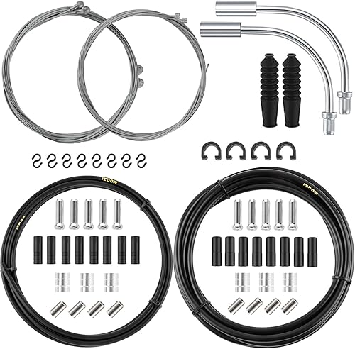 Cable universal de freno de bicicleta y cable de cambio Kit de carcasa de cable de bicicleta Kit de cable de línea de transmisión de bicicleta con