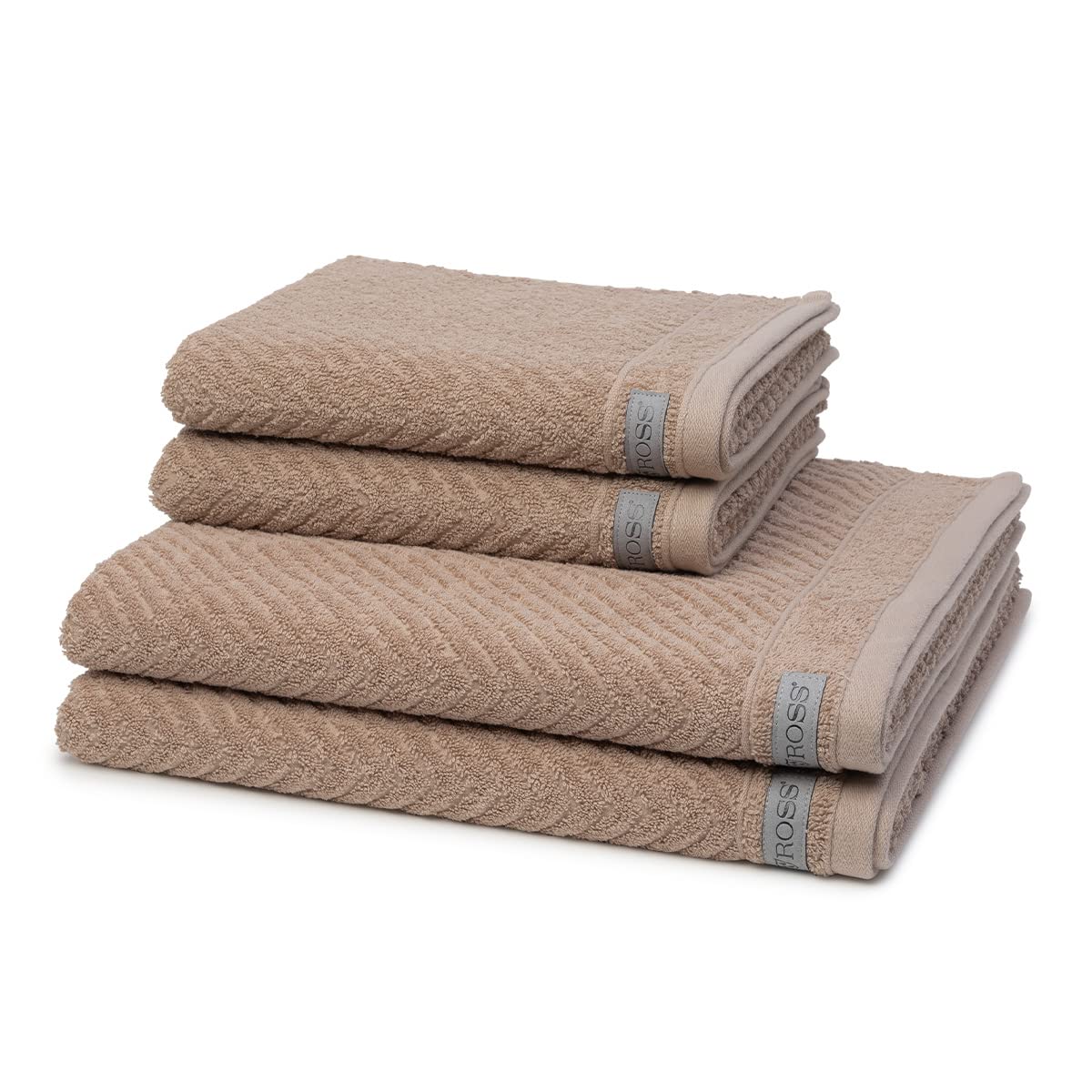 Lot De 4 Serviettes De Bain, Serviettes De Douche, Serviettes D'invités