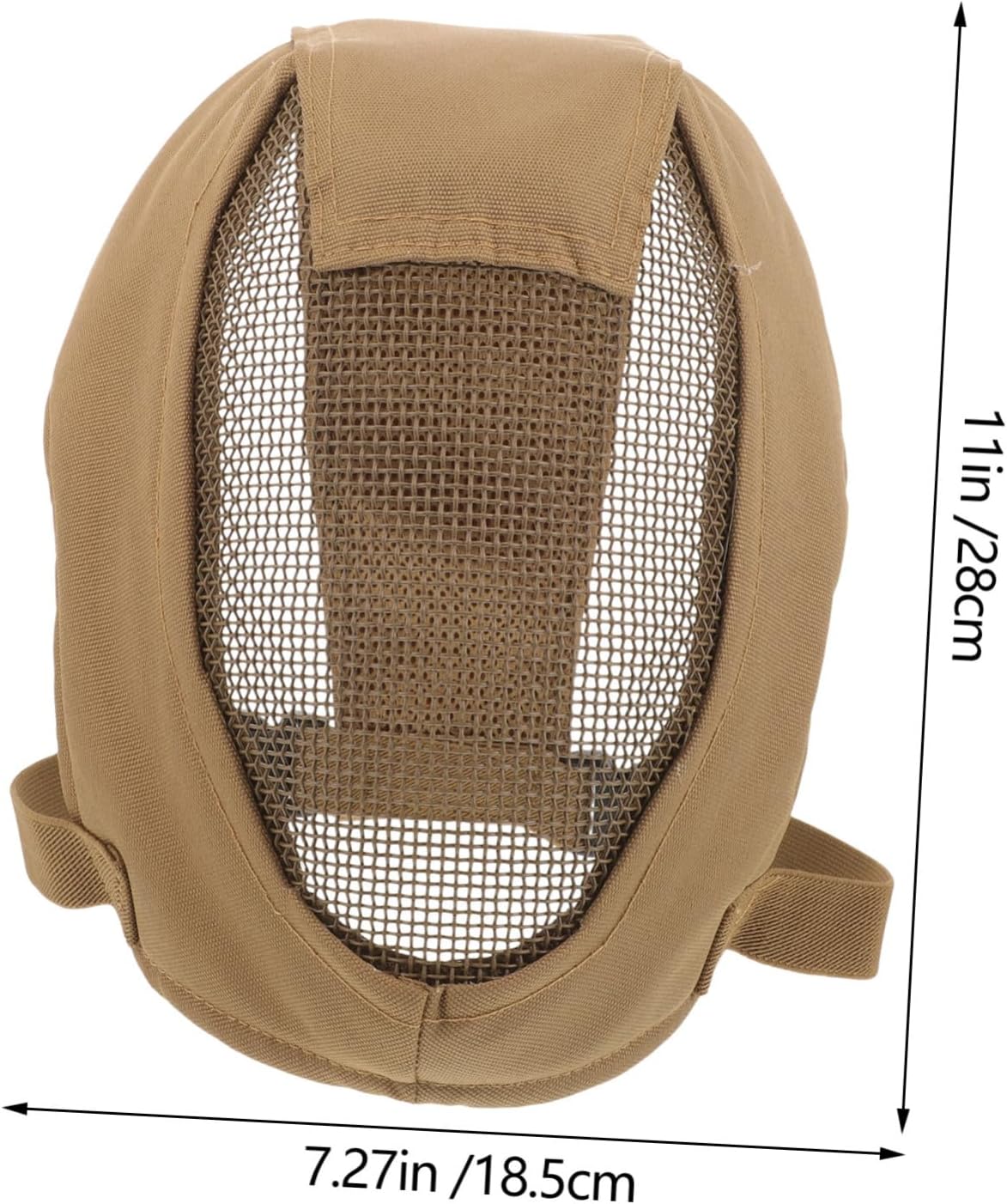 BESPORTBLE Human Game Field Fencing Mesh Guard for Outdoor Activities for Eyes and Portable Mud Color