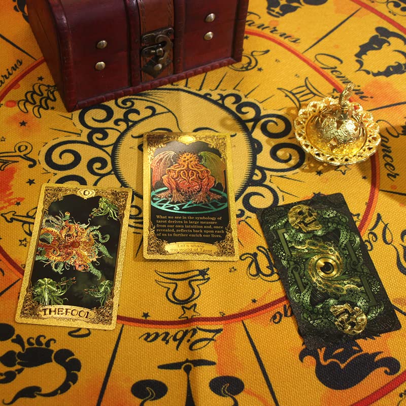 正規品✨金箔ディテールの美しく豪華なデッキ✨高級感溢れるバロックタロットカード✡ Amazon.co.jp: タロットカード、初心者セット、タロットカードデッキ