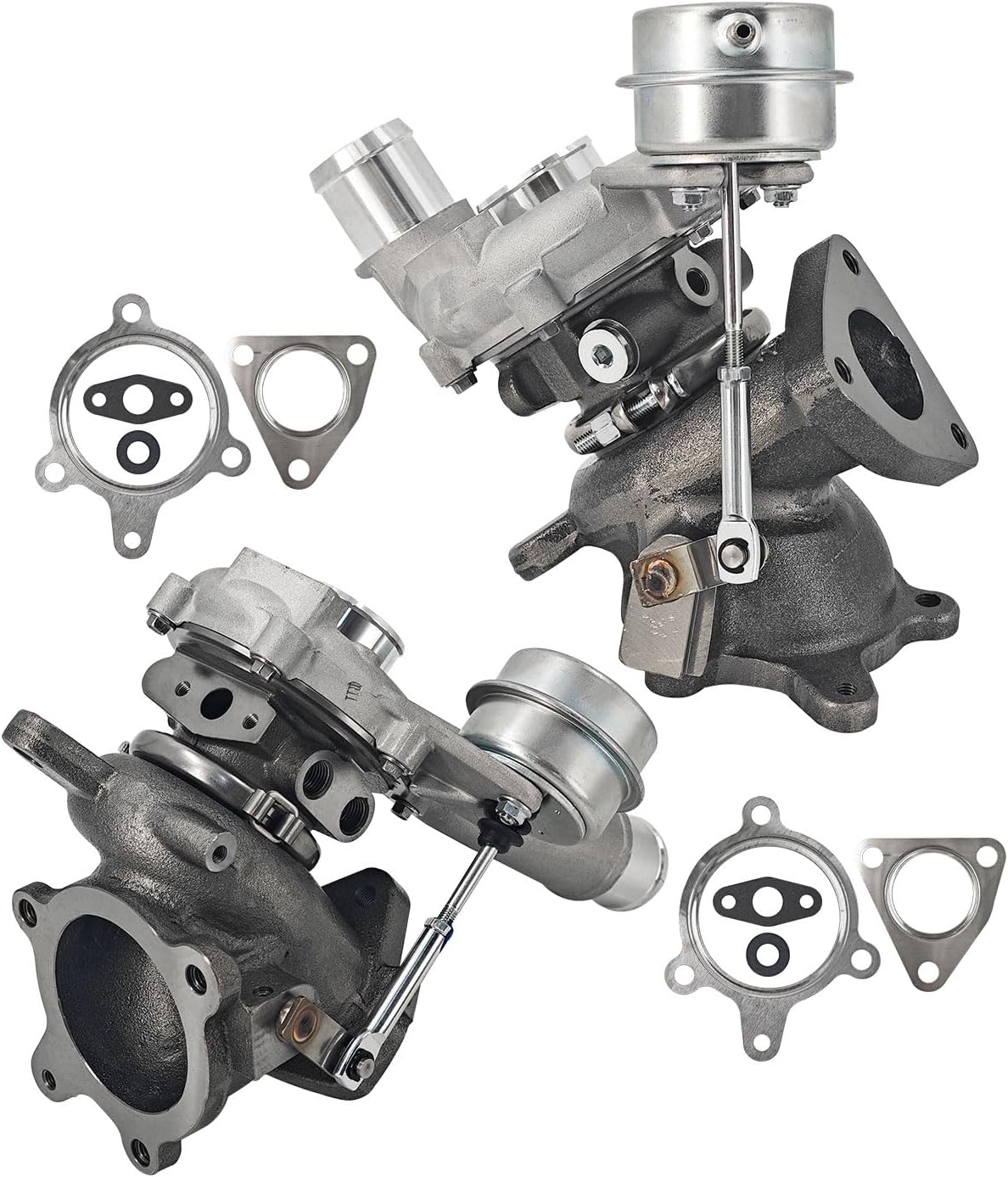 NEW GT1549SL Left & Right Turbo Turbocharger Set Compatible with Ford 2010-2019 Explorer Flex Taurus 3.5L Lincoln MKT MKS 3.5L Replaces# AA5Z6K682CA, A0007A0055