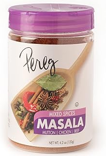 Pereg Mixed Spices - Masala for Chicken, Mutton & Beef - 4.2 Oz - Mutton & Chicken Curry Seasoning Mix - Meat Masala - Natural, Kosher & Non-GMO