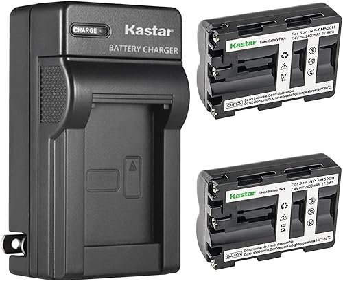 Miniatura 5 de Kastar NP-FM500HN - Cargador de batería de pared de CA de repuesto para Sony DSLR-A200W, DSLR-A200WB, DSLR-A300, 300, Alpha A300, DSLR-A300K,