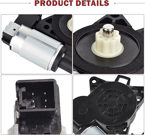 Miniatura 6 de Nifeida Reemplazo del motor de la ventana eléctrica para Mazda 3 6 CX-7 FLRR, Mazda 5 CX-9 FLRL, RX-8 Delantero derecho 2003-2017 RWD AWD FWD