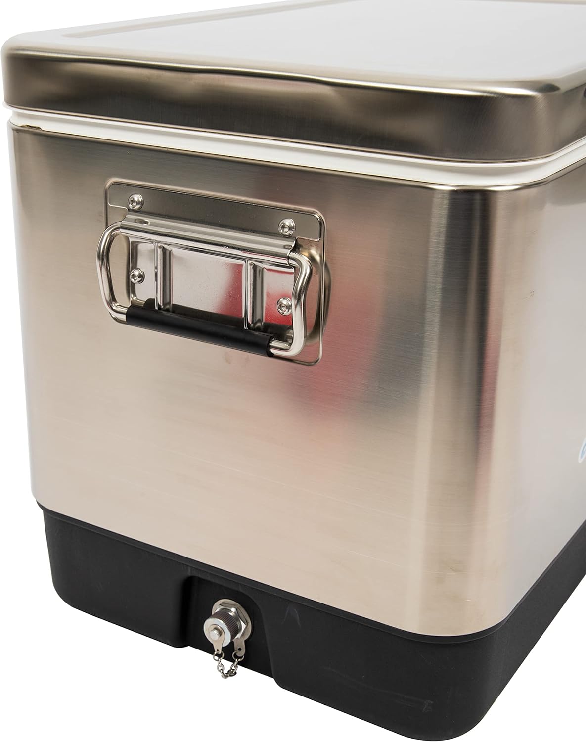 Tommy Bahama 54 Quart Portable Stainless-Steel Cooler with Bottle Opener