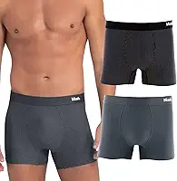 Kit 2 Cuecas Boxer Mash Masculina Microfibra Secagem Rápida Toque Suave