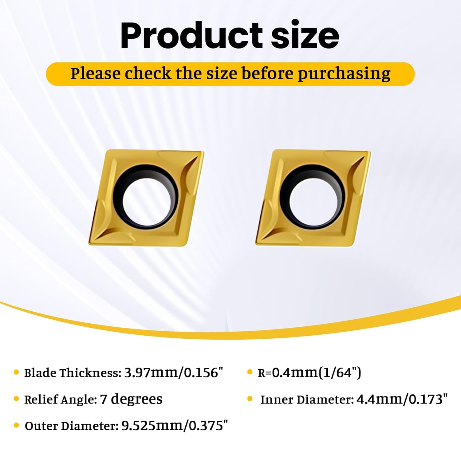 20Pcs CCMT32.51 CCMT09T304 Carbide Turning Inserts, Multilayer Coated CCMT Insert for Machining Steel Parts and Stainless Steel, CNC Lathe Inserts for Lathe Turning Tool Holder