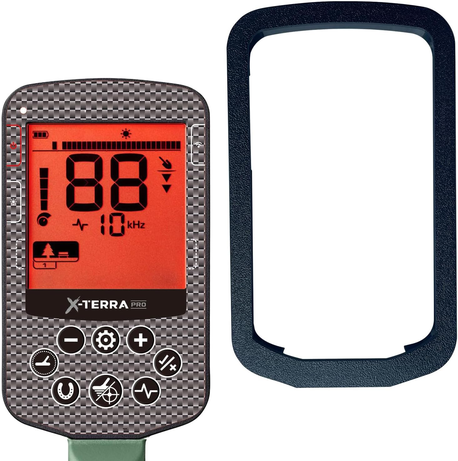 Protective Kit for Minelab X-Terra Elite/Pro Case Cover & Screen Protector Anti-Scratch Box Bumper Equinox Accessories (Pro Red)