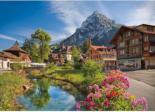 Miniatura 3 de Trefl Rompecabezas rojo de 2000 piezas - Alpes en el verano