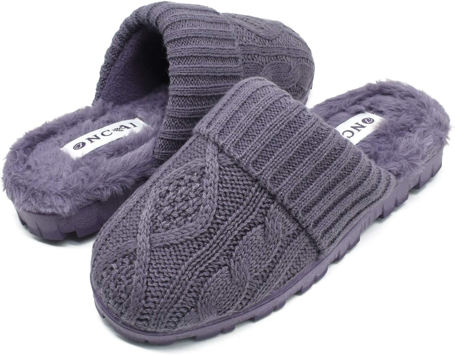 Amazon.com | ONCAI Women’s-House-Slippers-Winter-Fluffy-Slipper-for ...