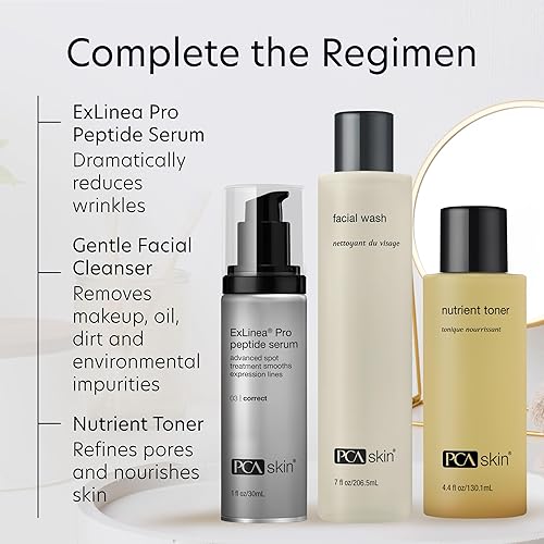 Miniatura 8 de PCA SKIN ExLinea Pro - Suero facial con péptido tratamiento avanzado para manchas hidratantes antienvejecimiento con ácido hialurónico para líneas