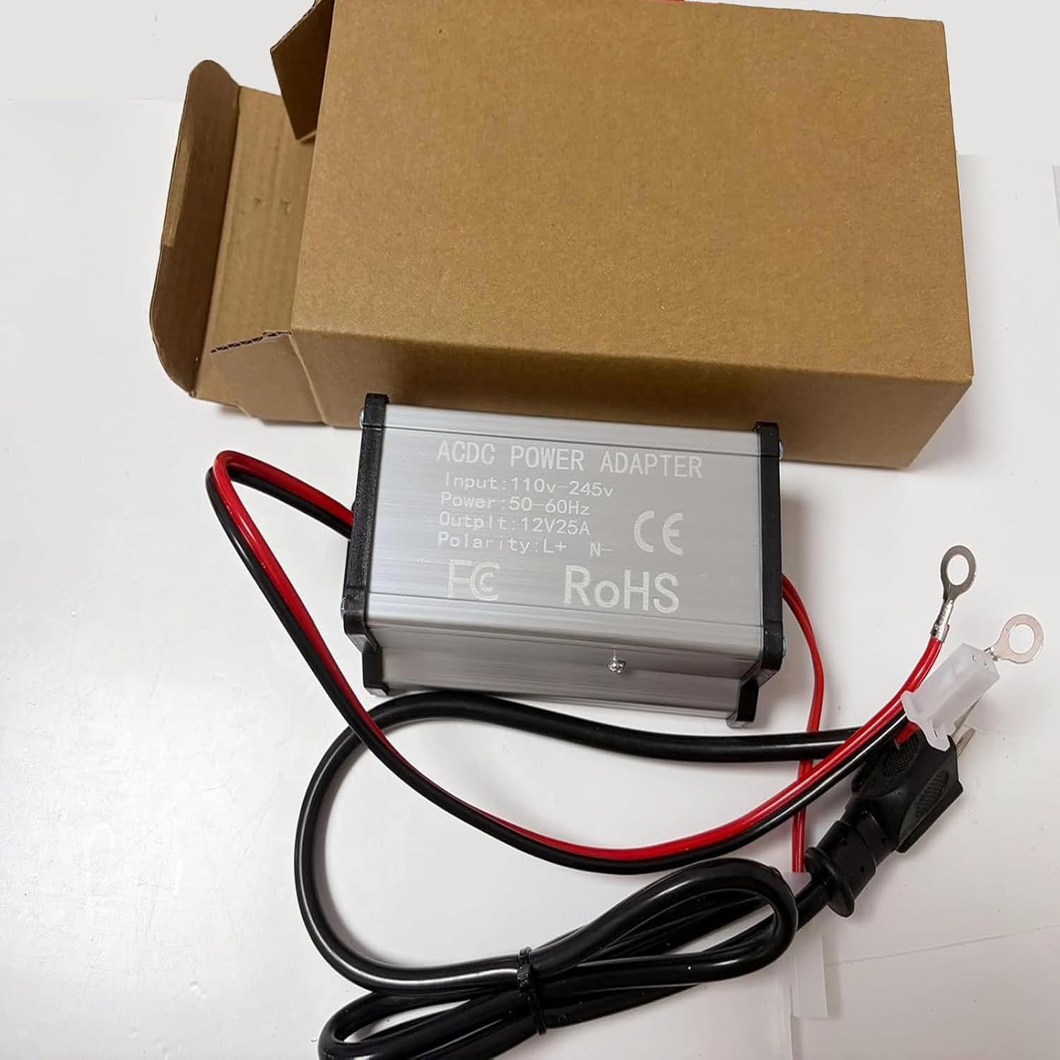 110V to 12V Power Converter Adapter for 5KW / 8KW All-in-One Diesel Air Heater, DC Power Converter AC to DC Transformer for Indoor Use in RV, Caravan, Garage Heating Accessories