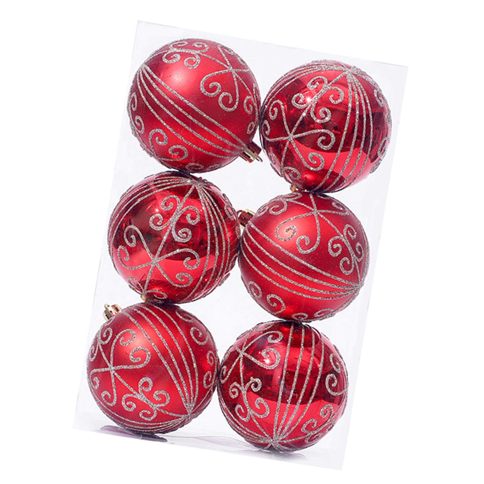 Christmas Baubles for Holidays Celebration Shatterproof Christmas Tree Pendants Shimmering Hanging Baubles Accessories Festives Tree Decoration