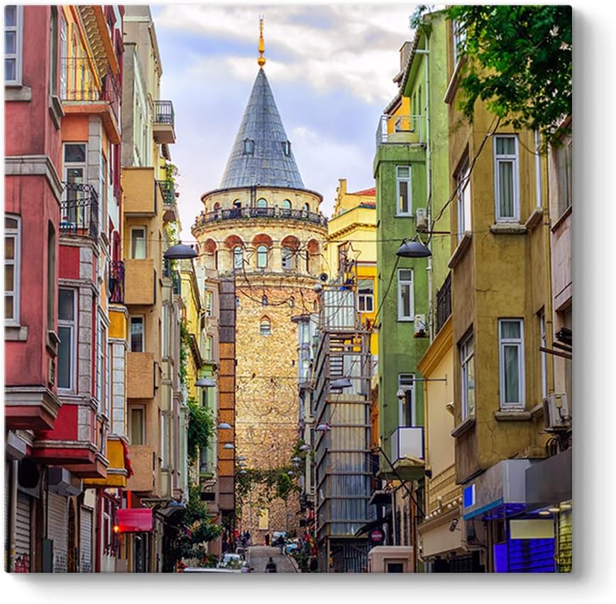 tabloshop Galata Kulesi Kanvas Tablo 40 x 40