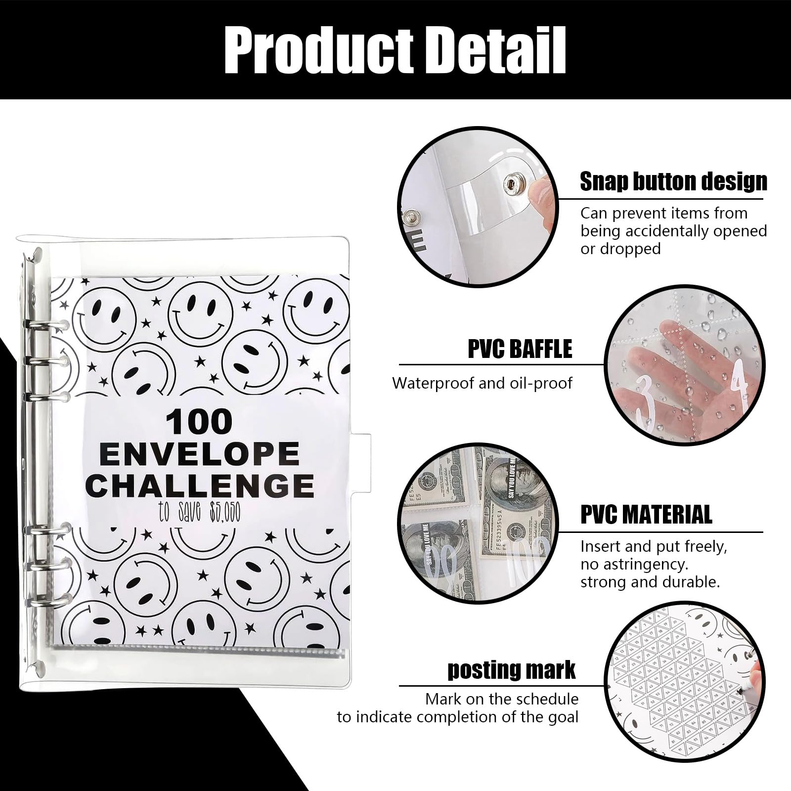 Agenda Del Risparmio 5050 Euro 100 Buste Money Binder