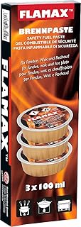 Flamax Safety Fuel Paste Set of 3 (Fuel Paste Burners)