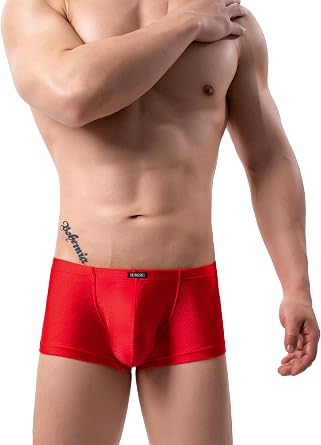 iKingsky Mens Bulge Boxer Briefs High Stretch Shorts Underwear Low Rise Trunk Under Panties for Men