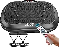 Vista 11 de AXV Vibration Plate Exercise Machine Whole Body Workout Power Vibrate Fitness Platform Vibrating Machine Exercise Board for Weight Loss Shaping
