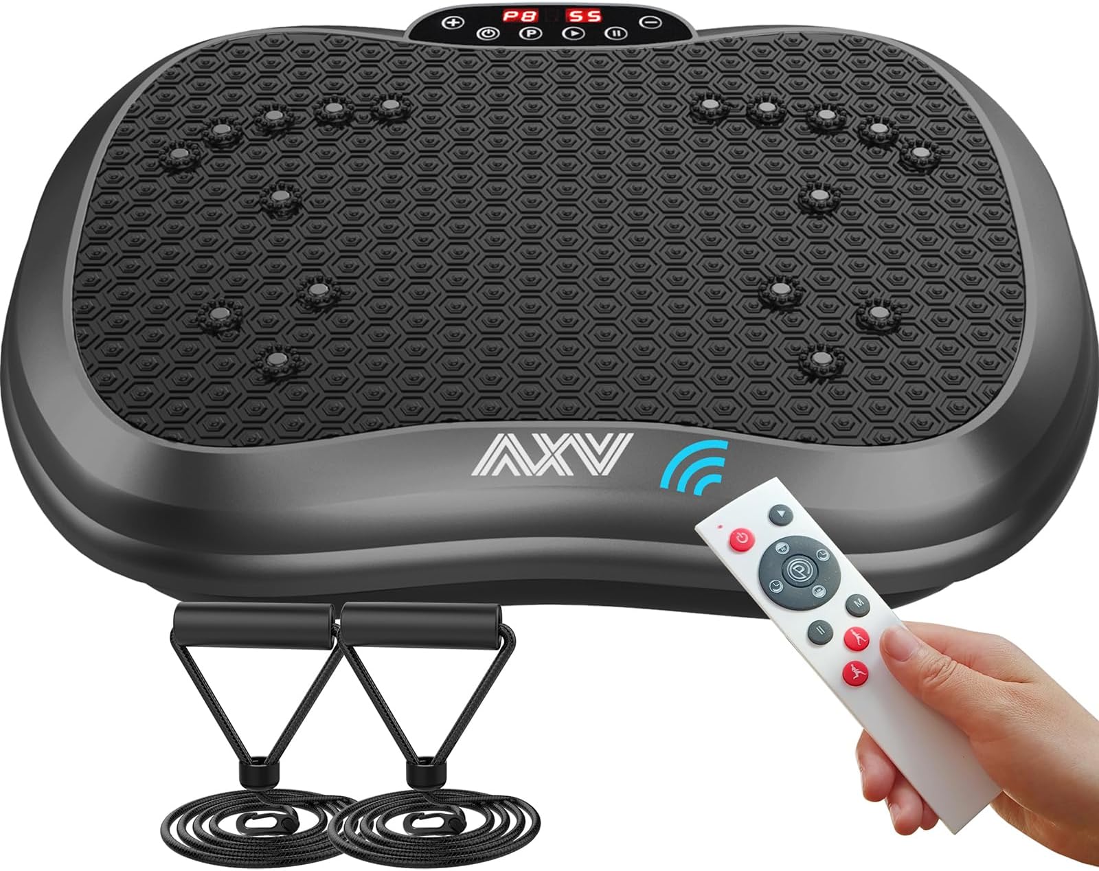 Vibration Plate Exercise Machine Whole Body Workout Portable Mini Vibrate Fitness Platform Lymphatic Drainage Machine for Weight Loss Shaping Toning Wellness Home Gyms Workout (Mini)