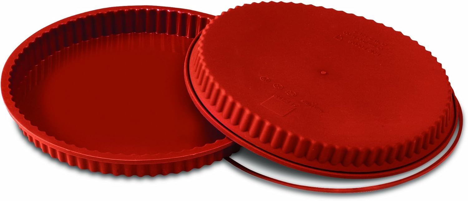 Silikomart Silicone Classic Collection Flan/ Tart Pan, 10.25-Inch