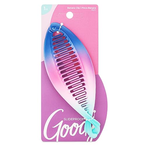 Miniatura 7 de Goody Pinzas antideslizantes para el cabello para niños, 2 unidades, purpurina nostalgia, simplemente colócalas en su lugar, pinzas de bisagra