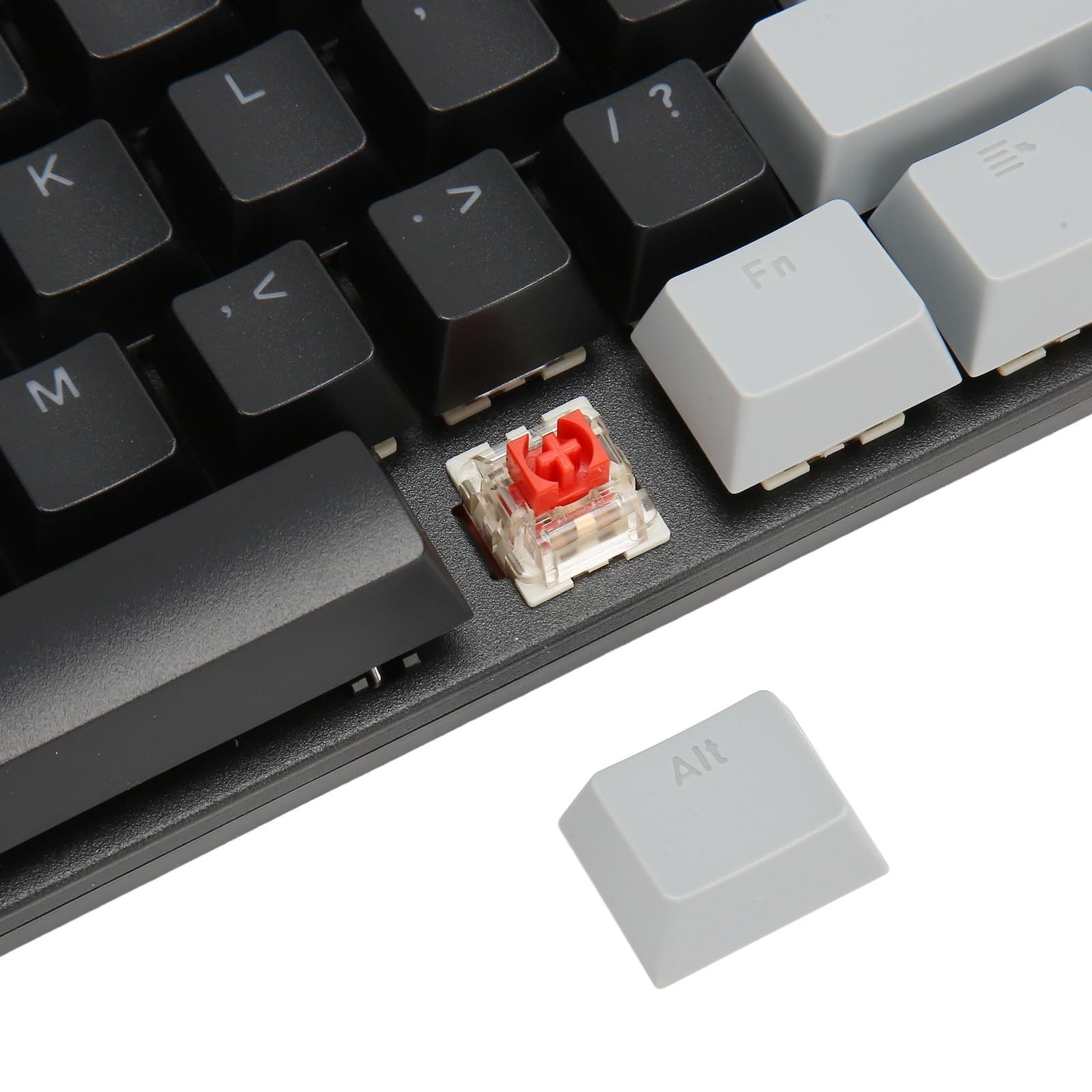 104 klawisze Pełnowymiarowa przewodowa klawiatura mechaniczna, przewodowa klawiatura do gier USB z klawiaturą numeryczną Czerwony przełącznik dla W INDOWS, dla graczy (.)