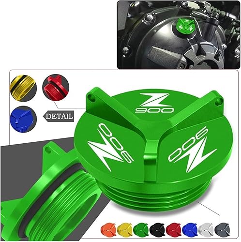Miniatura 2 de Tapón de rosca de motocicleta M20 x 2.5 para Kawasaki Z900 2017-2020 Z900RS 2018-2023 Tapa de aceite de motor de motocicleta, protección de tapa de