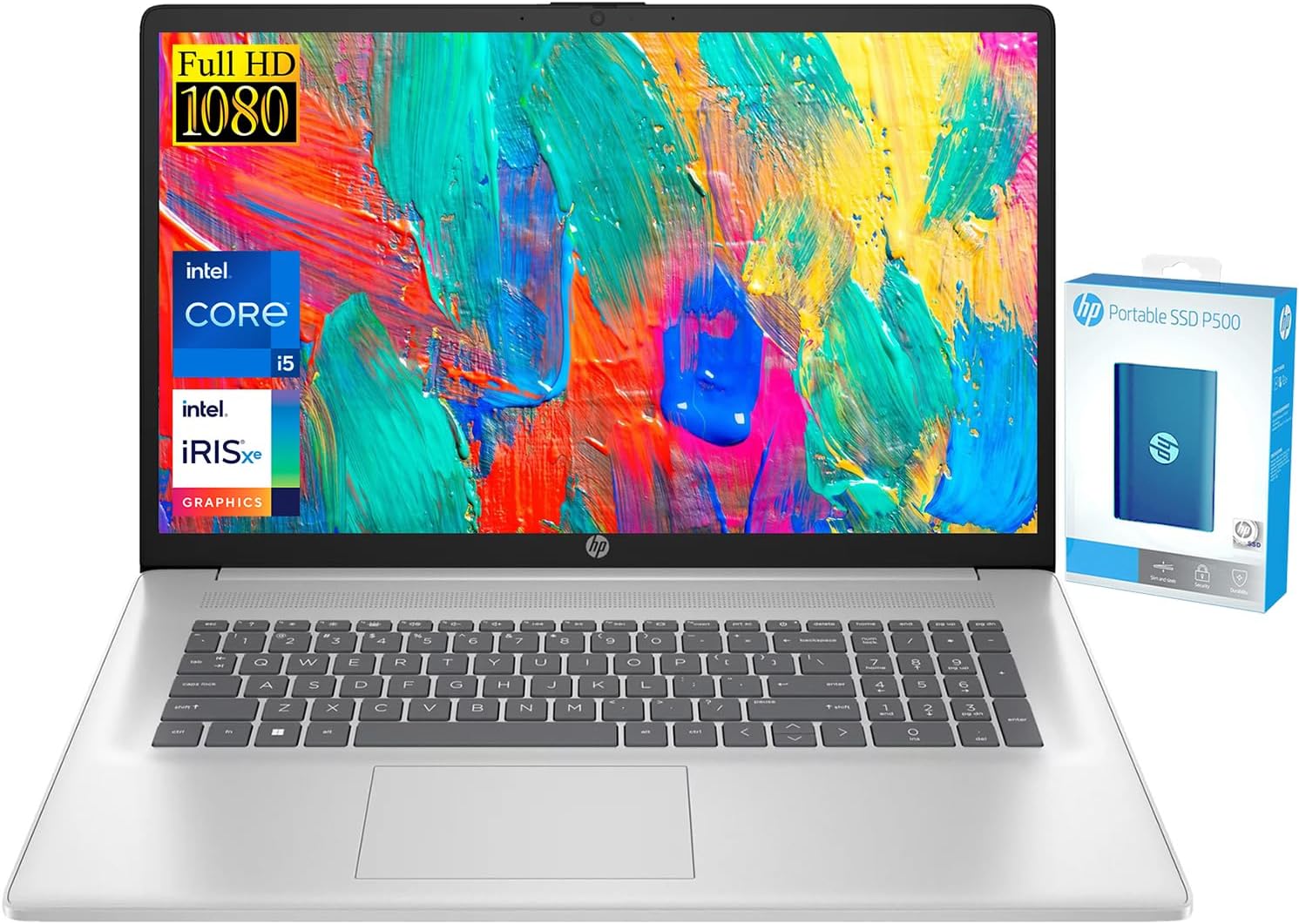 HP Laptop 17 mais recente 2023, processador Intel Core i5-1335U 10 ...