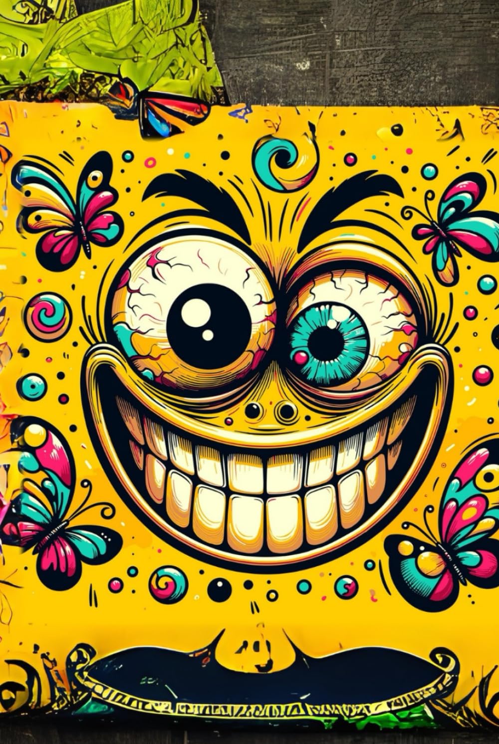 Bulging Eyes No Bleed Lined Journal