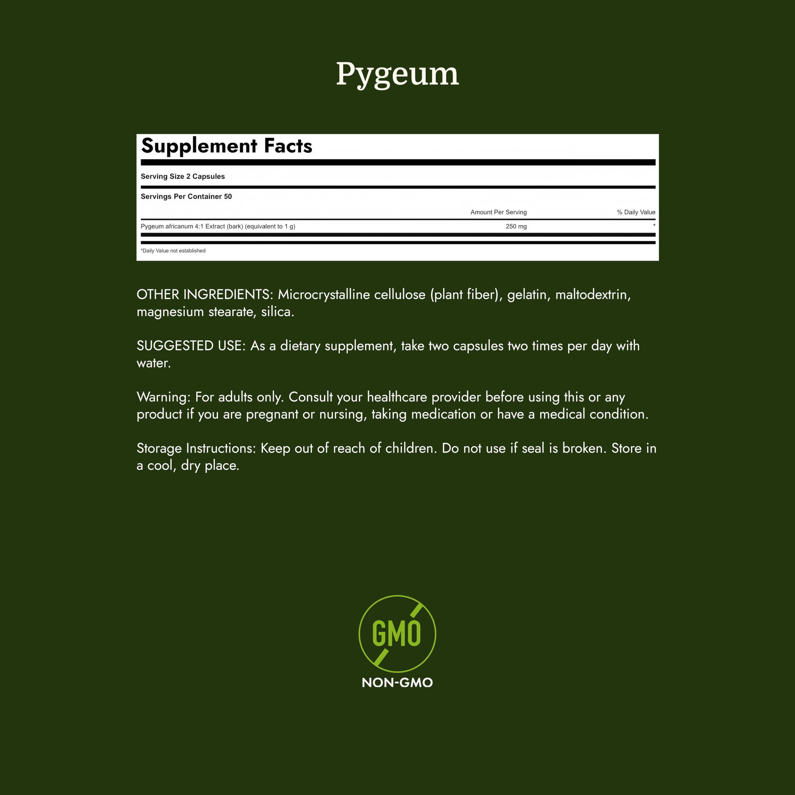 Swanson Pygeum Prostate Health Supplements for Men, 100 Capsules — Amazon image 4