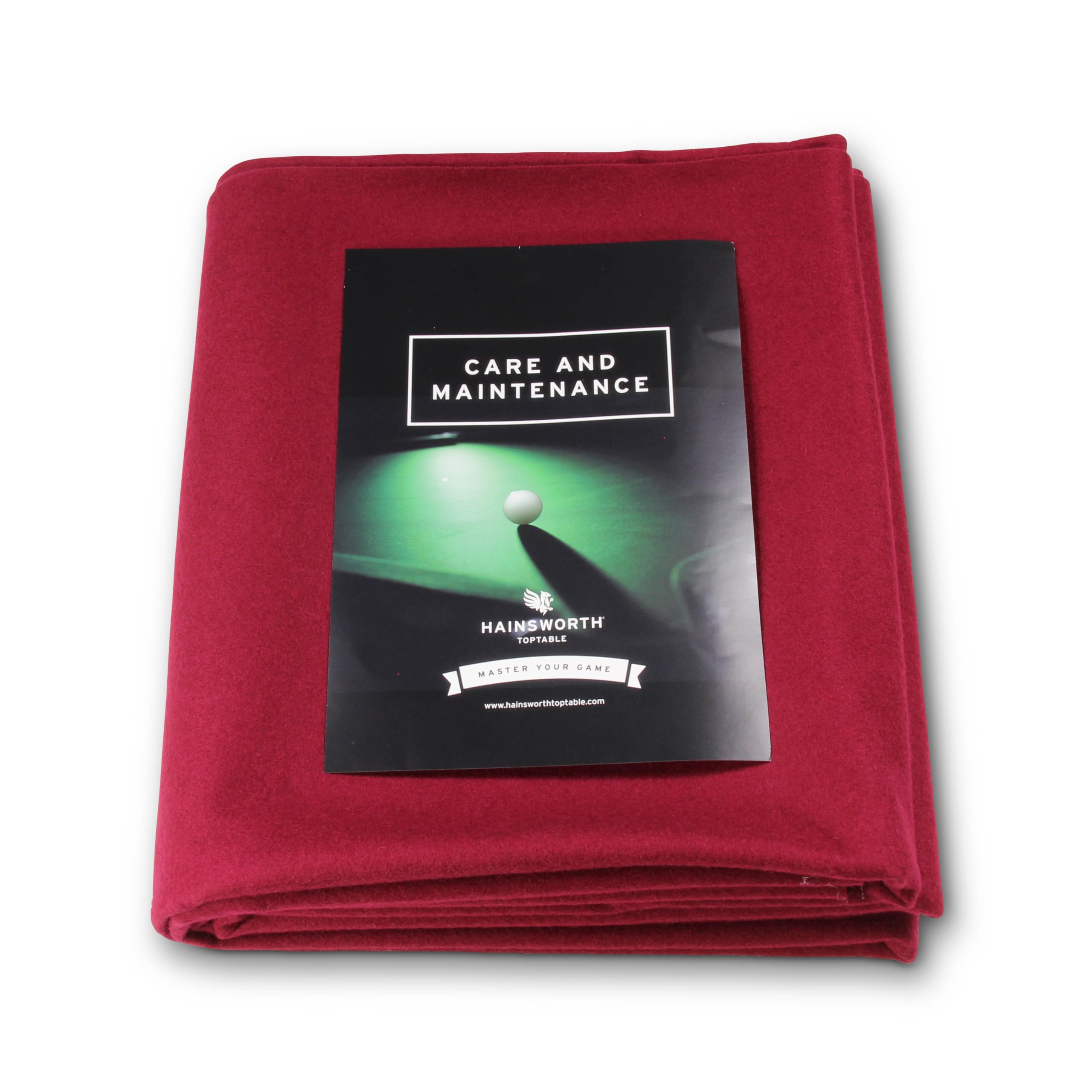 Funky Chalk Hainsworth SMART Bed and Cushion Cloth Set for 7 Foot UK English 8 Ball Pool Table (Maroon Burgundy)