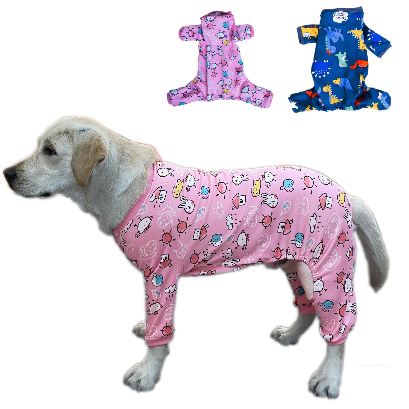 Flying Tail Fleece Inner Dog Pajamas, Cute Dog Heart Pajamas, Puppy Jumpsuit Pajamas