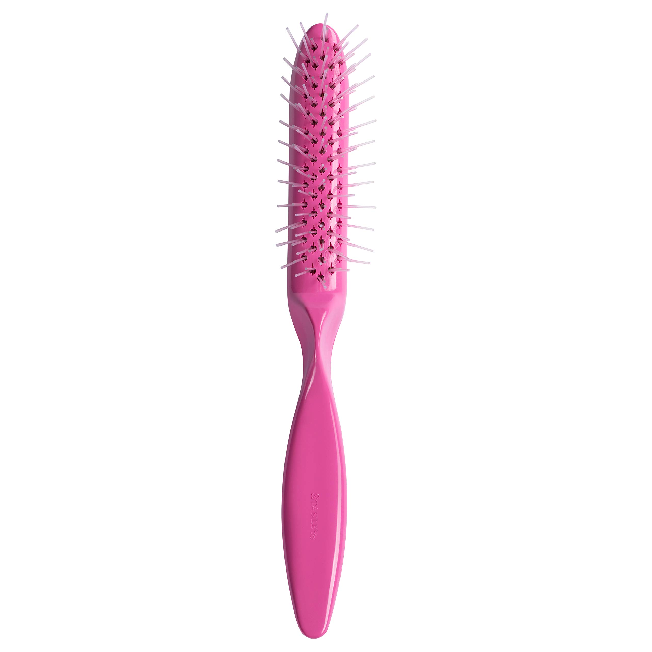 Stanley Home Products Essentials Style Glider Hairbrush - Detangles - Use on Wet or Dry Hair (Pink)