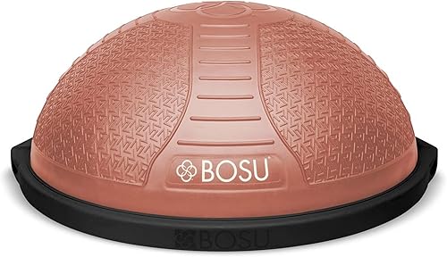 Miniatura 18 de Entrenador de equilibrio de media bola BOSU para el hogar para entrenamientos de fuerza y flexibilidad con material resistente a las roturas