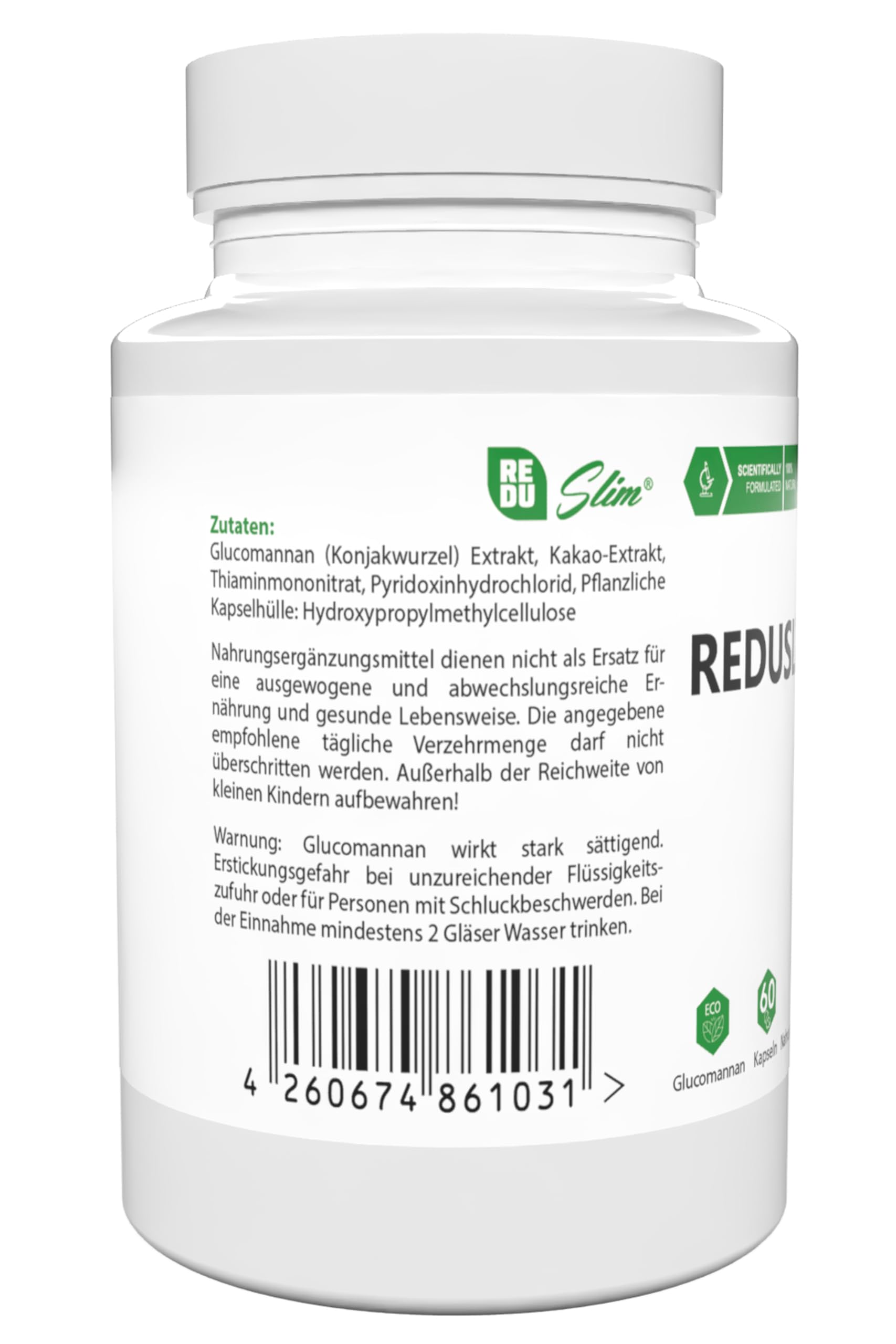 Reduslim - 120 capsule (2 x 60 capsule), confezione da 2 pezzi