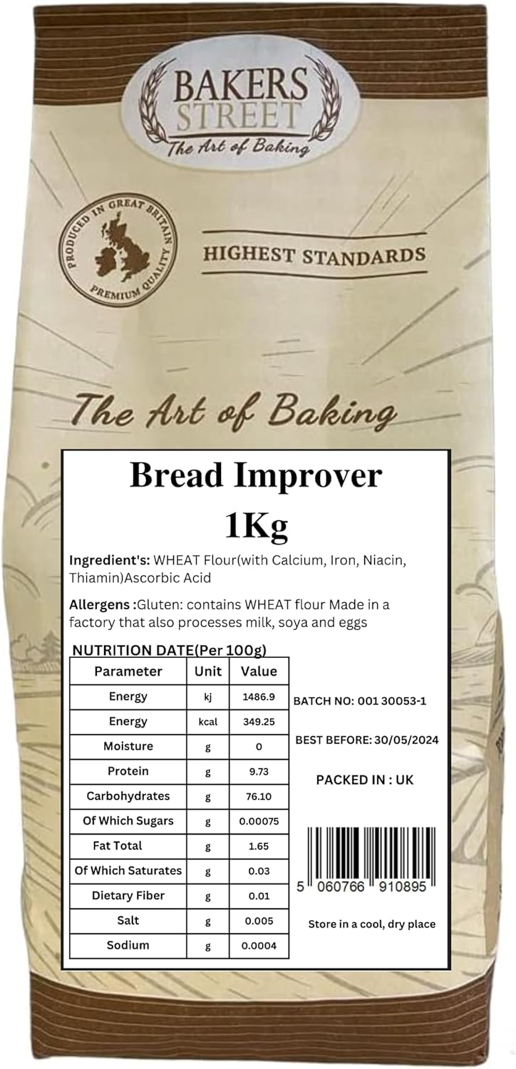 General Purpose Bread Improver 3X1kg (3Kg) Dough Conditioner Enhancer For Bread and Cake
