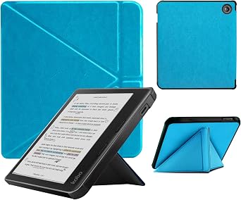 Case Compatible with Kobo Libra Colour2024 and Kobo Libra 22021 e-Reader, Includes a Screen Protector - Premium PU Leather Cover with Auto Sleep/Wake