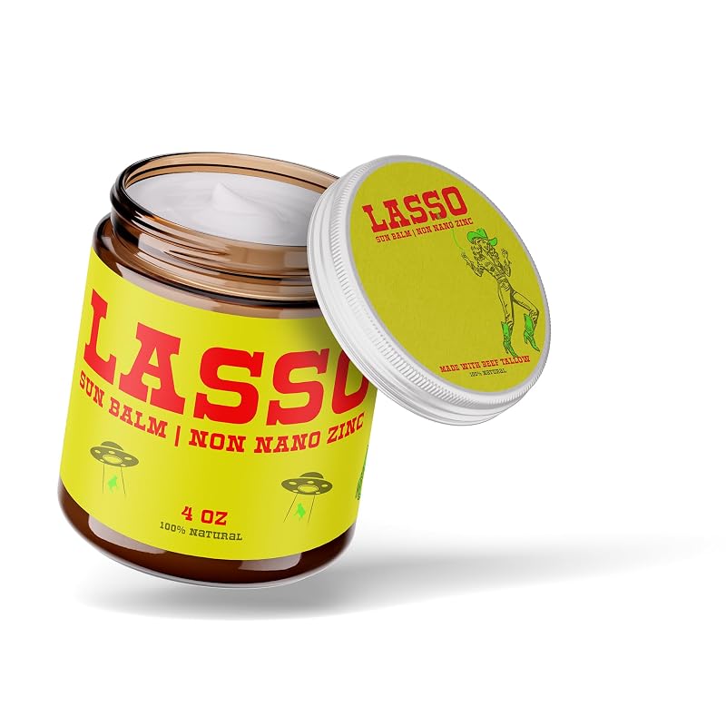 LASSO TALLOW Bálsamo corporal com sebo bovino, cera de abelha e óxido de zinco não nano, 118 mL