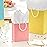 Hallmark Recyclable Gift Bag Assortment (8 Bags: 3 Small 6, 3 Medium 9, 2 Large 13) Pastel Blue, Pink, Yellow, Purple, Orange, Green for Birthdays, Easter, Baby Gifts, Bridal Showers