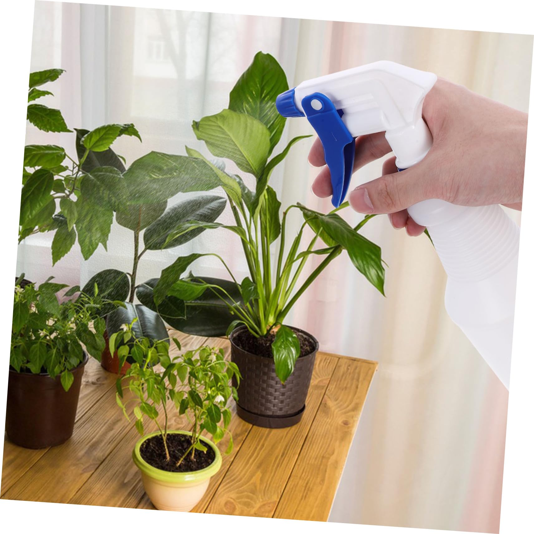 VALICLUD Botellas de Spray Pequeñas de Plástico Recargables 8 Piezas 750 Ml Rociador de Agua para Salón y Riego Plantas sin Fugas Diseño Ligero Color Aleatorio