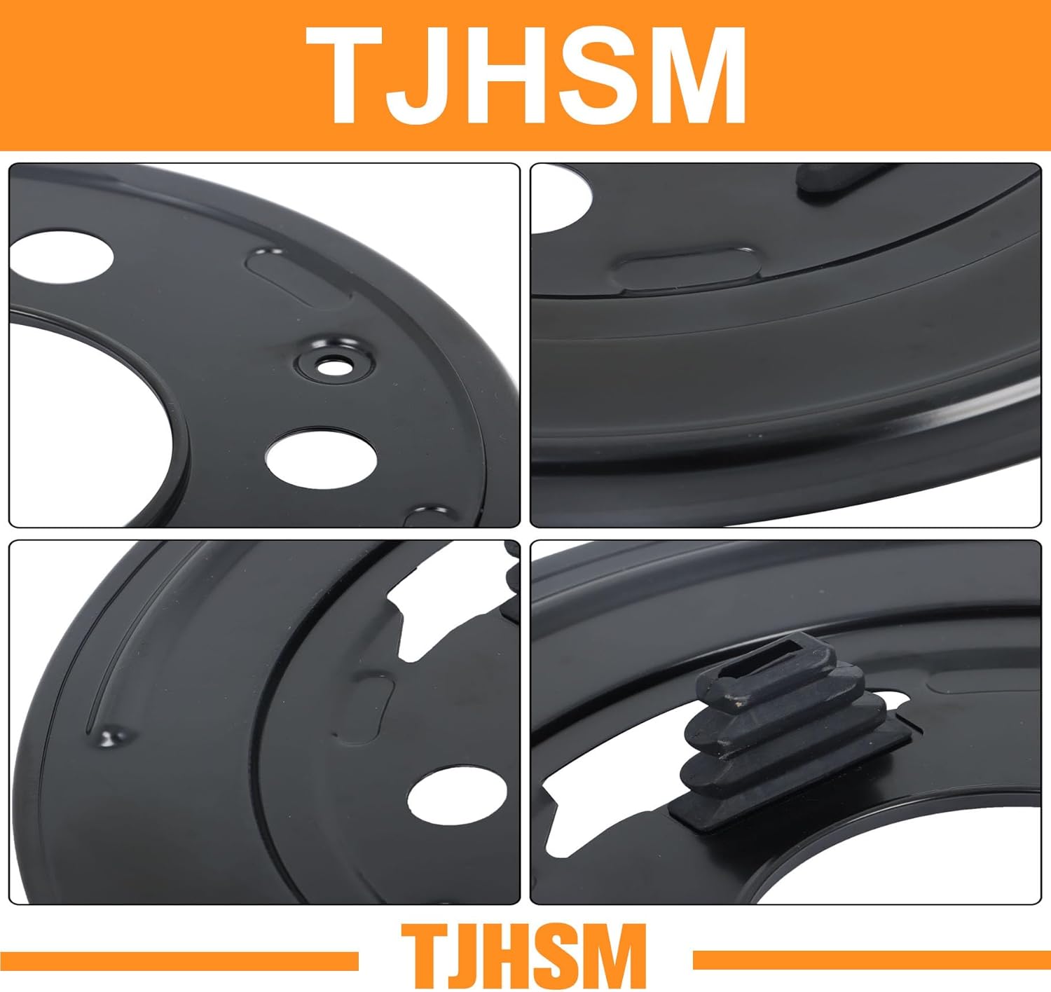 2pcs Brake Dust Shield Replacement for Avalanche 2500 2002-2006 Replacement for Silverado 2500 1999-2006