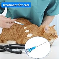 Vista 7 de Jeringa desechable de 3ML con aguja, envuelta individualmente (23Ga 25mm/1.0 pulgada, paquete de 20)