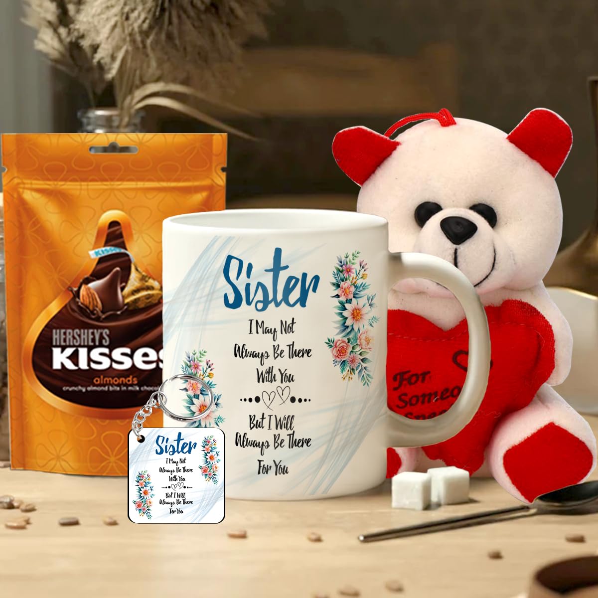 SKYTRENDS Chocolate Rakhi Gift for Sister || Chocolate combo || Chocolate gift pack Printed Coffee Mug, Teddy, Chocolate, Keychain-12 (B0D9NHXC1J) Amazon Price History, Amazon Price Tracker