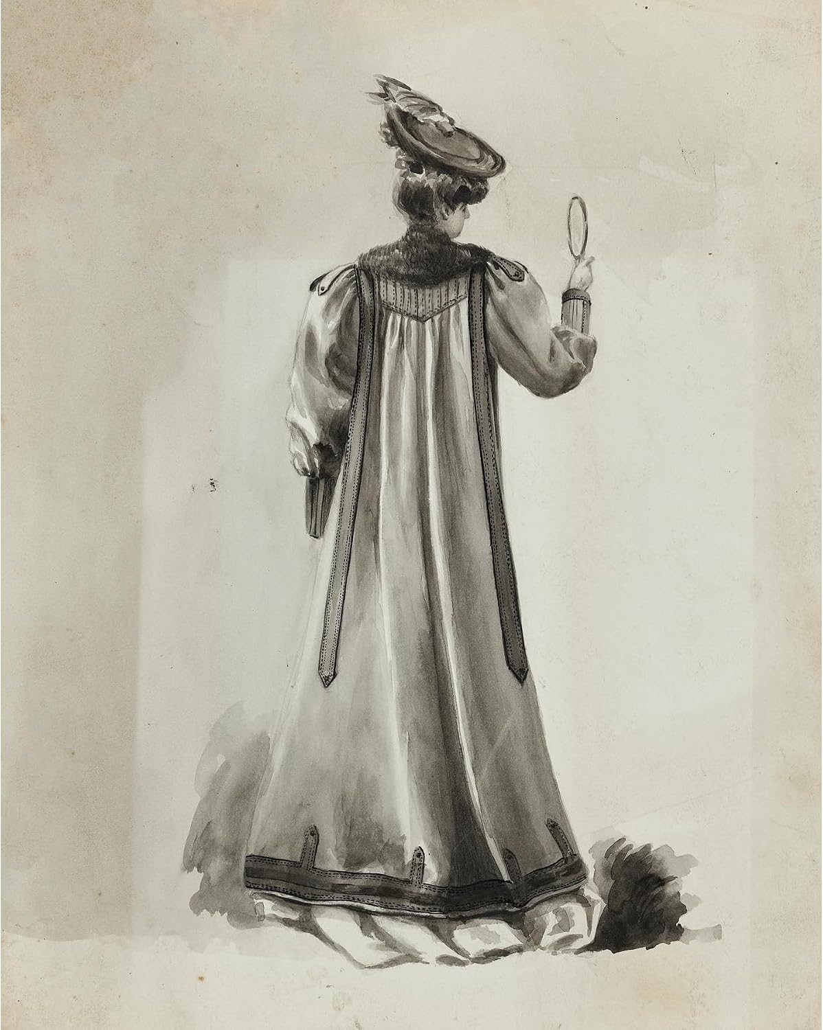 ArtDirect Fashion design (1900-1905) Unframed Art Print Giclee Poster by Cécile Kahn - Ready for Framing with Customization Sizes 8x10, 11x14, 16x20, 24x30, 36x45 and 48x60 inches