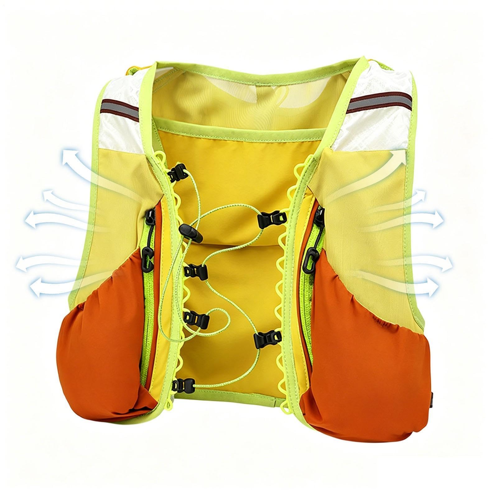 Gilet De Course À Pied Pochette de randonnée | Gilet d'hydratation running Pour Trail, , Cyclisme, Randonnée, Jogging, Workout, Marche, Gymnastique, , Fitness,
