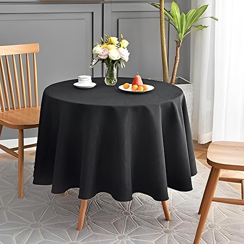 Miniatura 4 de Manteles de poliéster para mesa rectangular, sin arrugas, lavables, decorativos, para boda, comedor, bufé, fiestas y campamento de vacaciones