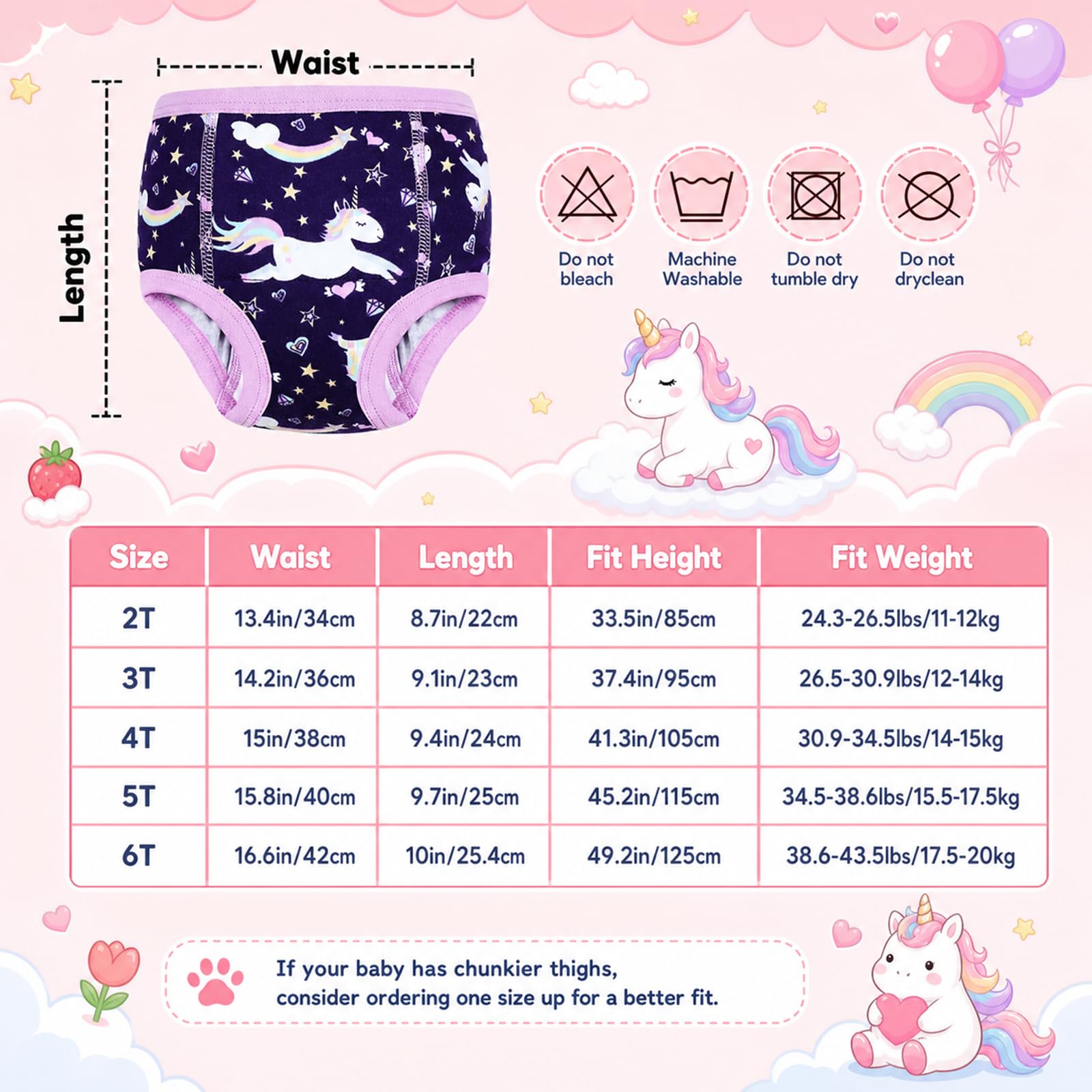 MOEMOE BABY Töpfchen Trainingshose Kinder 6 Stück Trainings Unterhosen für Jungen & Mädchen 2-9 Jahre
