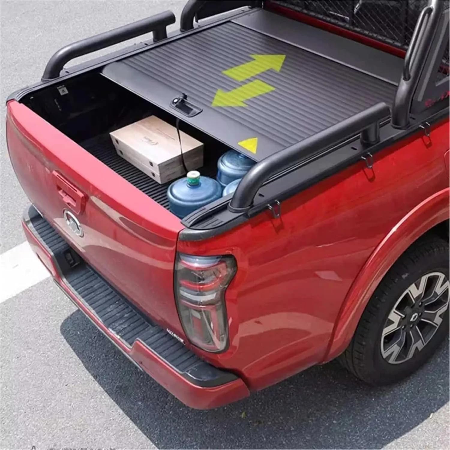 Pickup Aluminum Alloy Folding Electric Off-Road Tonneau Cover F150 for Raptor Retractable Waterproof Truck Accessories